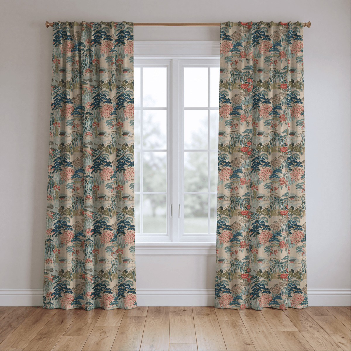 Nostalgic Garden 1 - Curtain Panel - The Drapery