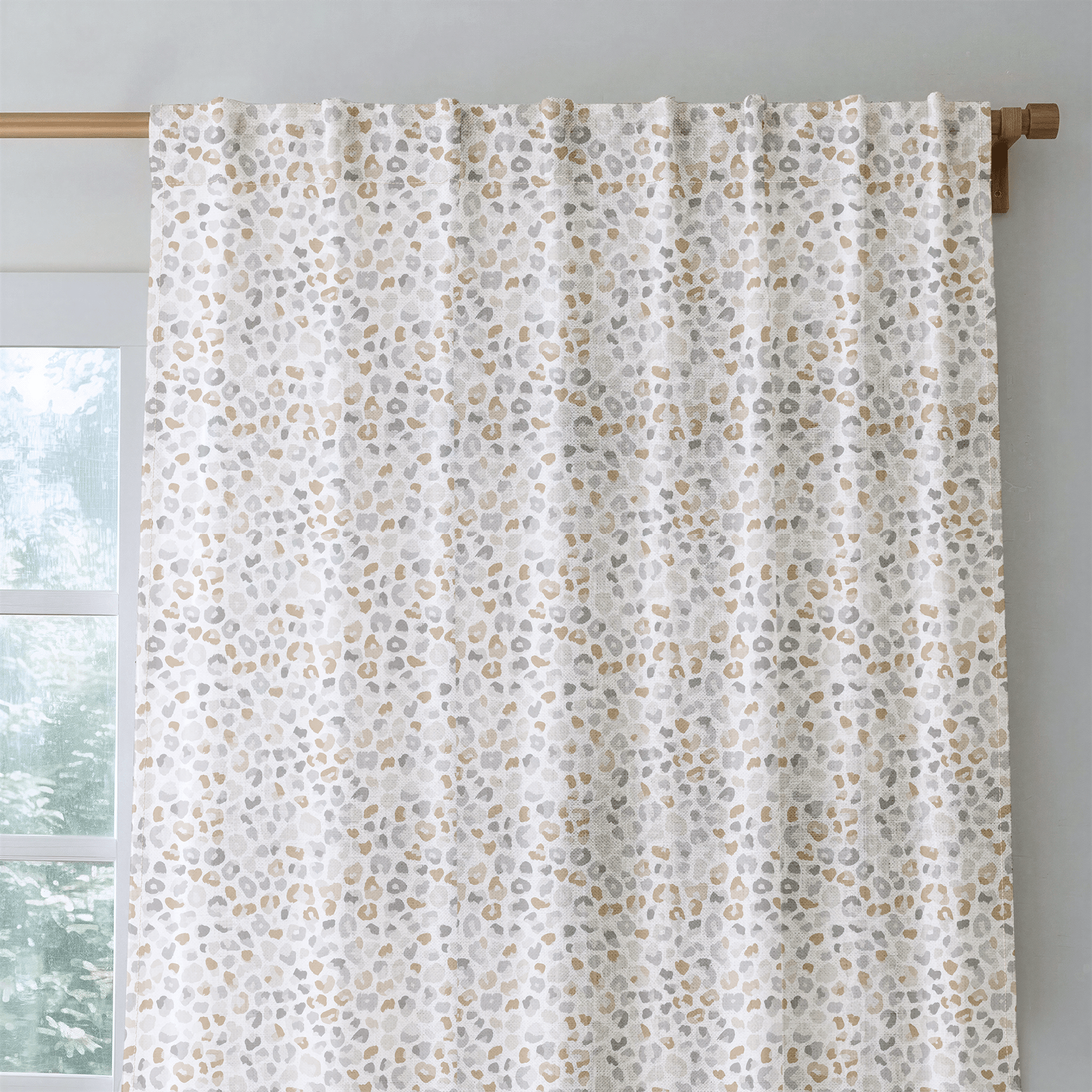 Oberon Leopard - Curtain Panel - The Drapery