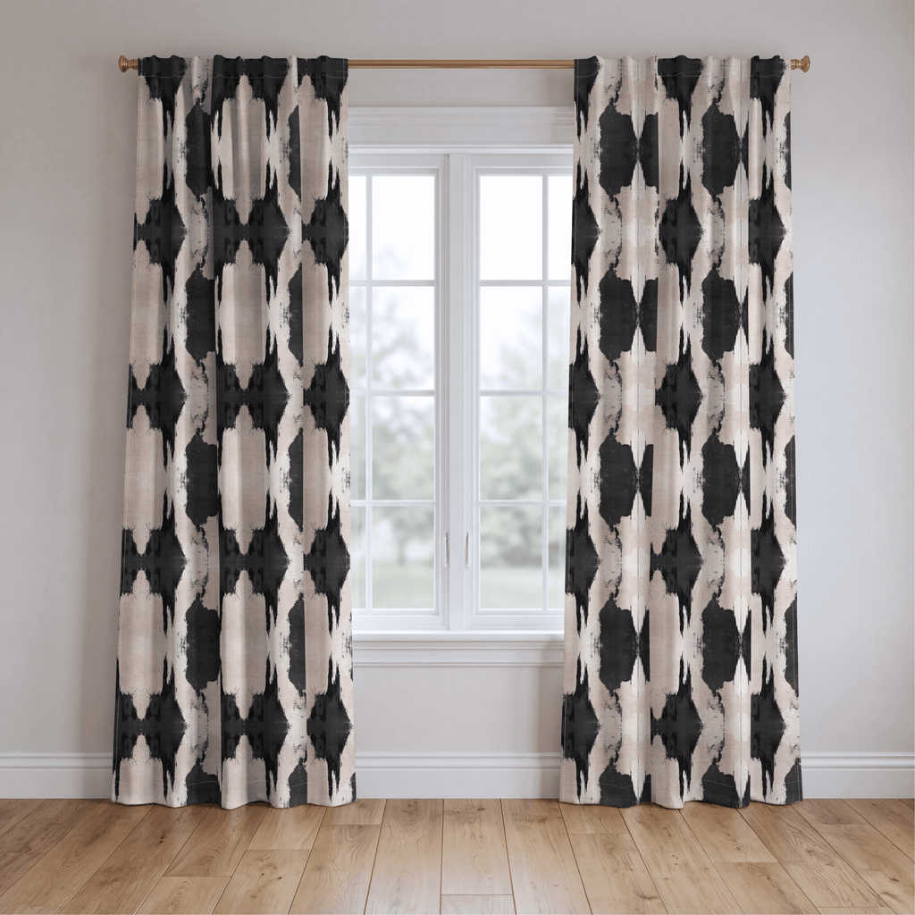 Obsidian Fade - Curtain Panel - The Drapery