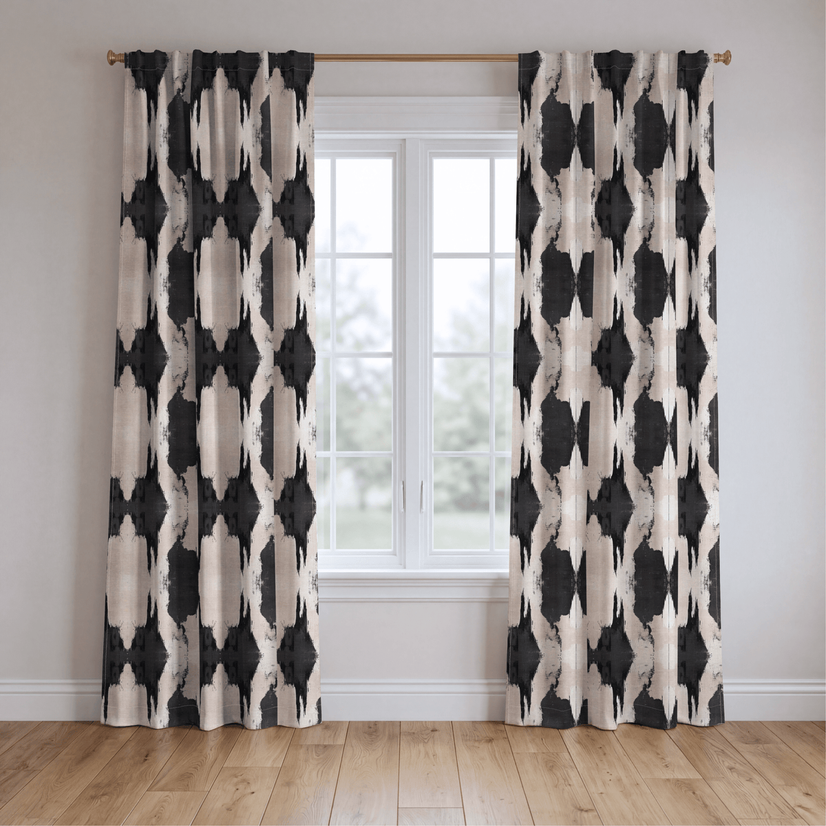 Obsidian Fade - Curtain Panel - The Drapery
