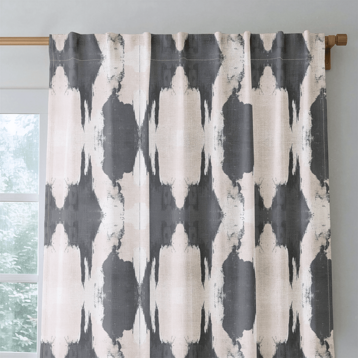 Obsidian Fade - Curtain Panel - The Drapery