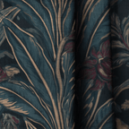 Obsidian Plume - Curtain Panel - The Drapery