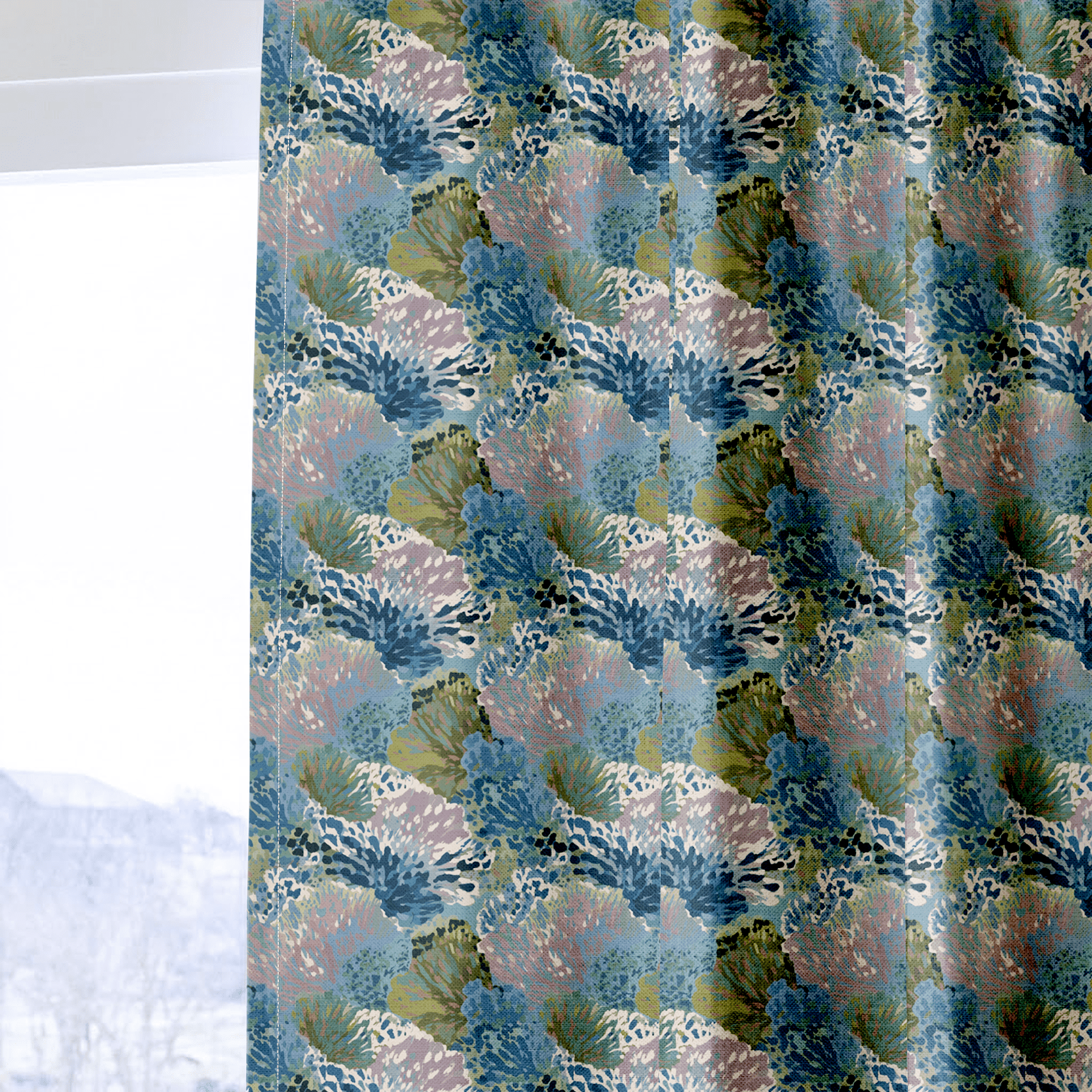 Ocean Lace - Curtain Panel - The Drapery