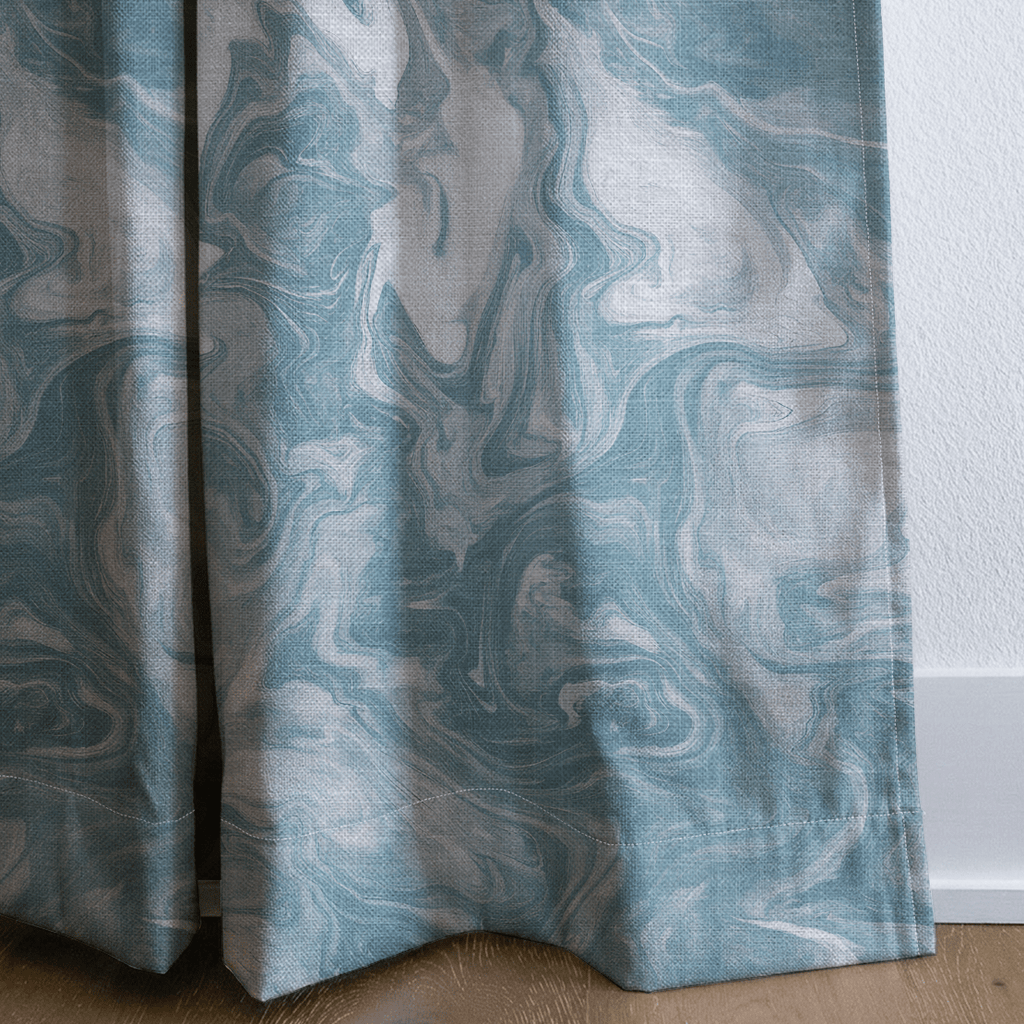Ocean Marble - Curtain Panel - The Drapery