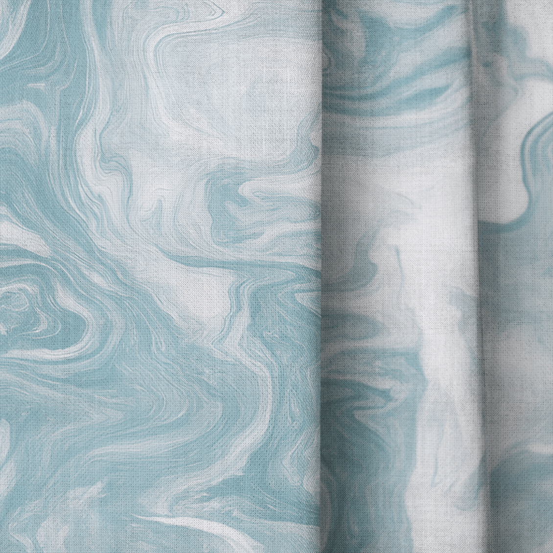 Ocean Marble - Curtain Panel - The Drapery