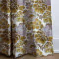 Ochre Blooms - Curtain Panel - The Drapery