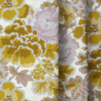 Ochre Blooms - Curtain Panel - The Drapery