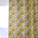 Ochre Gentle Bloom - The Drapery