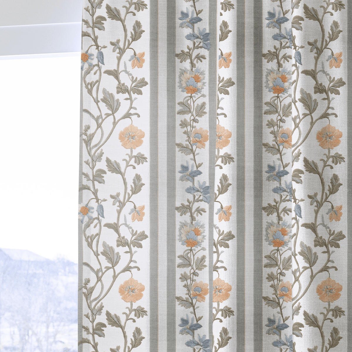 October Haze - Curtain Panel - The Drapery
