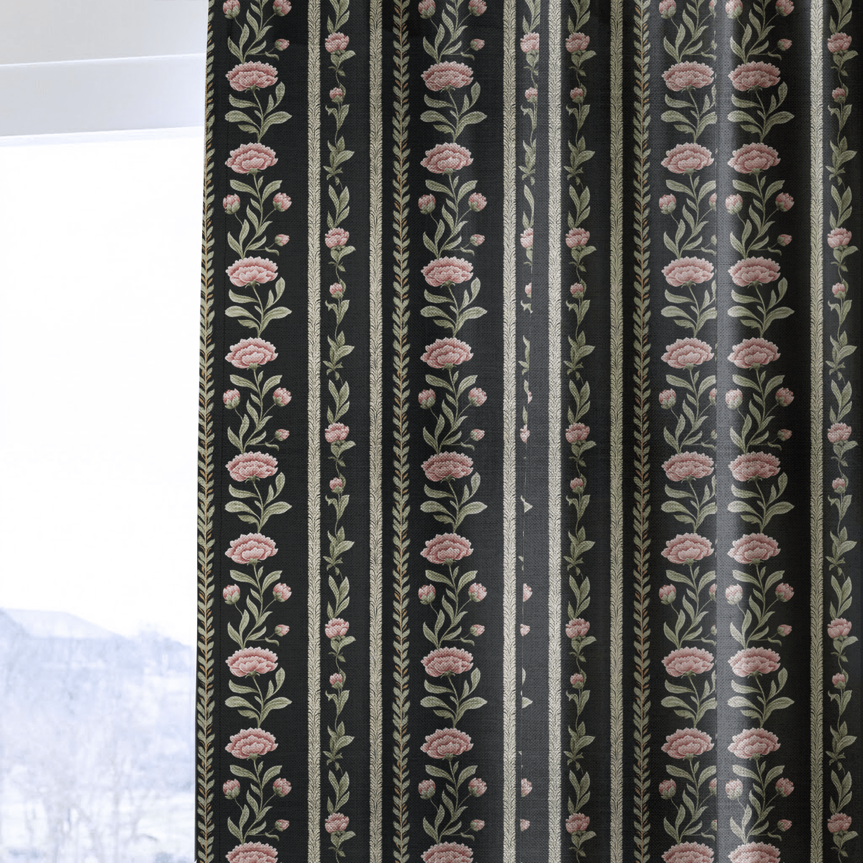 Odelina Bloom - Curtain Panel - The Drapery
