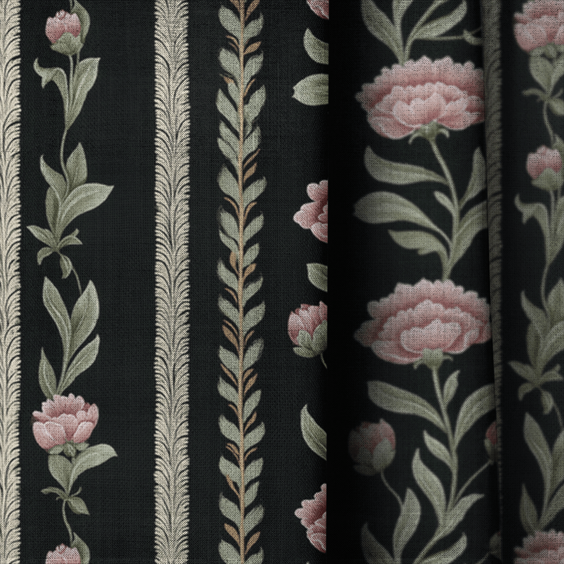 Odelina Bloom - Curtain Panel - The Drapery