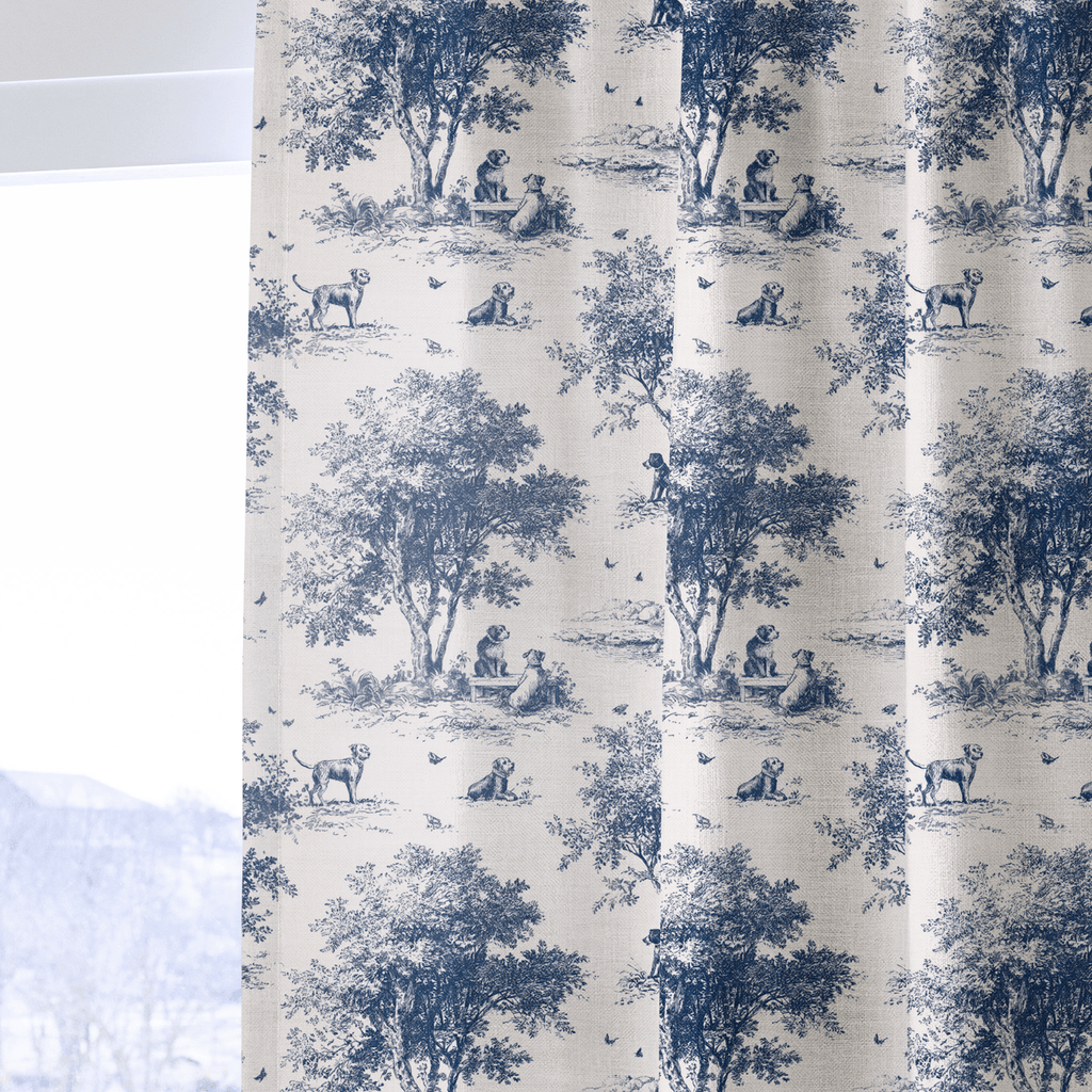 Off Duty Dogs - Curtain Panel - The Drapery