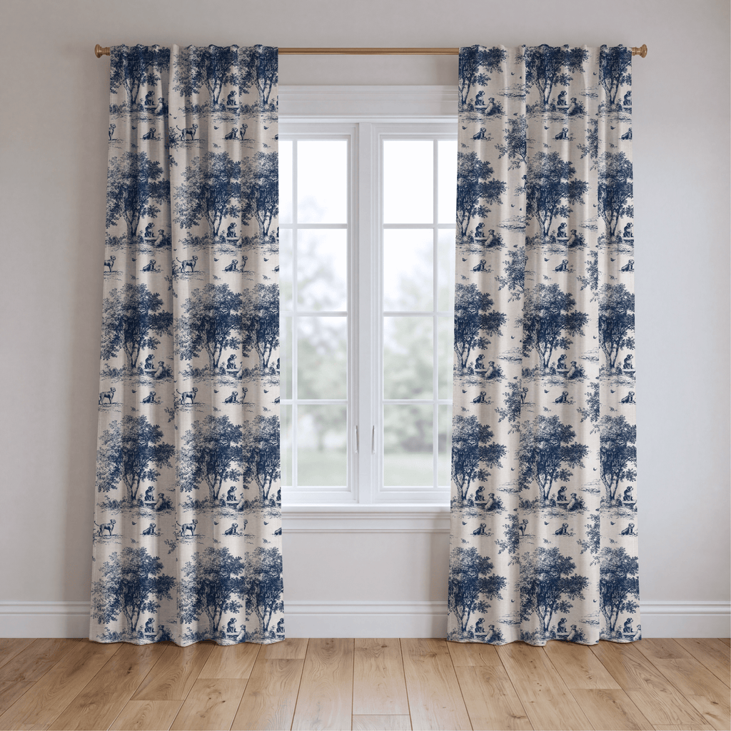 Off Duty Dogs - Curtain Panel - The Drapery
