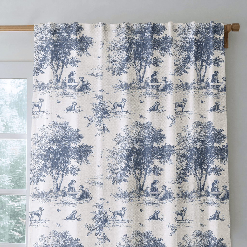 Off Duty Dogs - Curtain Panel - The Drapery