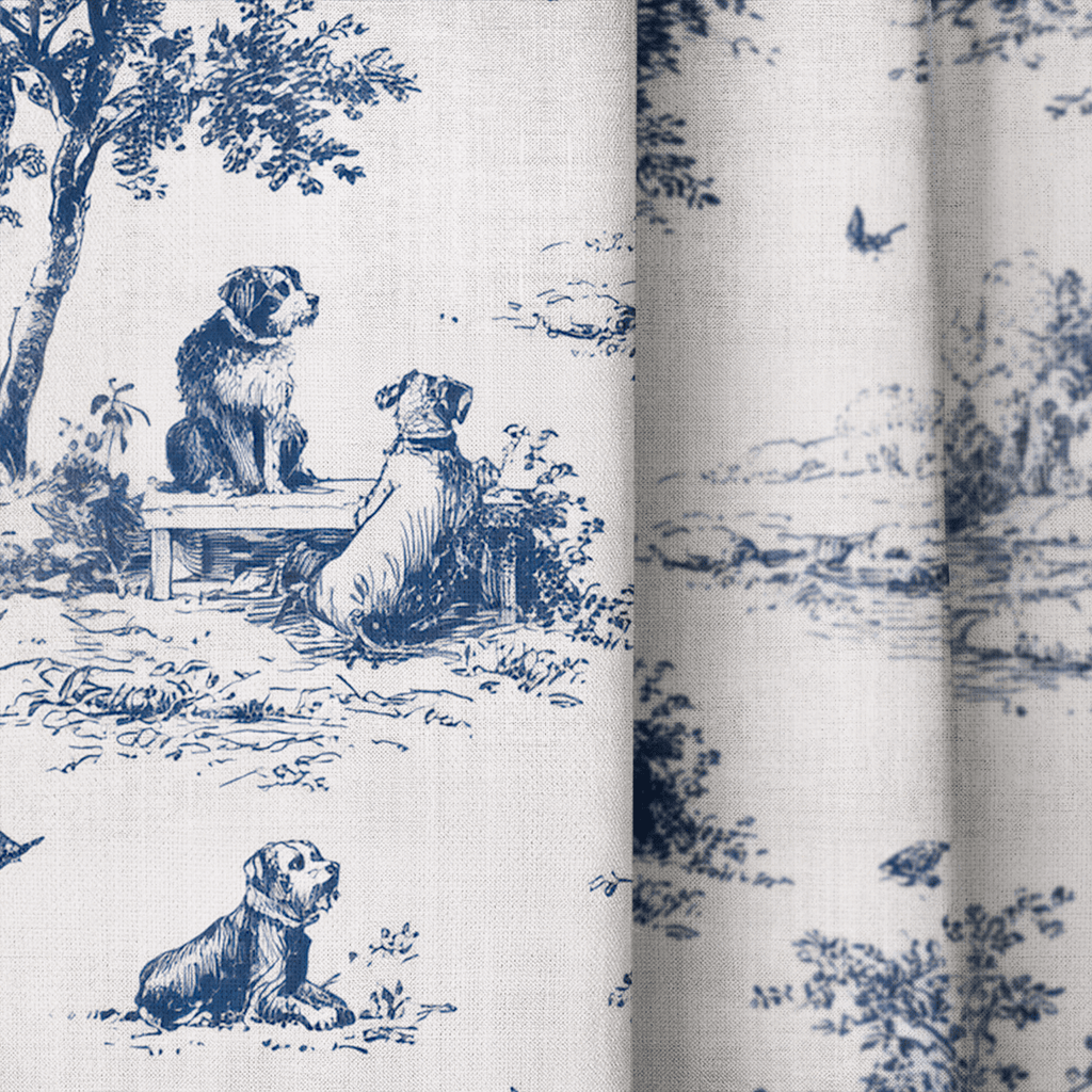 Off Duty Dogs - Curtain Panel - The Drapery