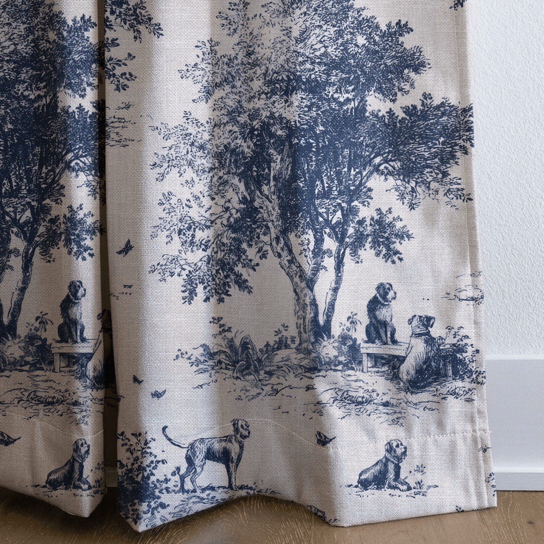Off Duty Dogs - Curtain Panel - The Drapery