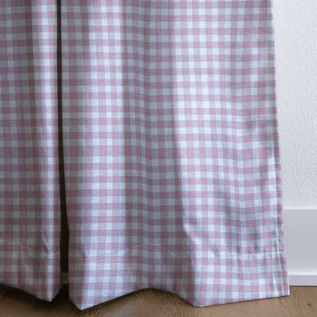 Old Check - Curtain Panel - The Drapery