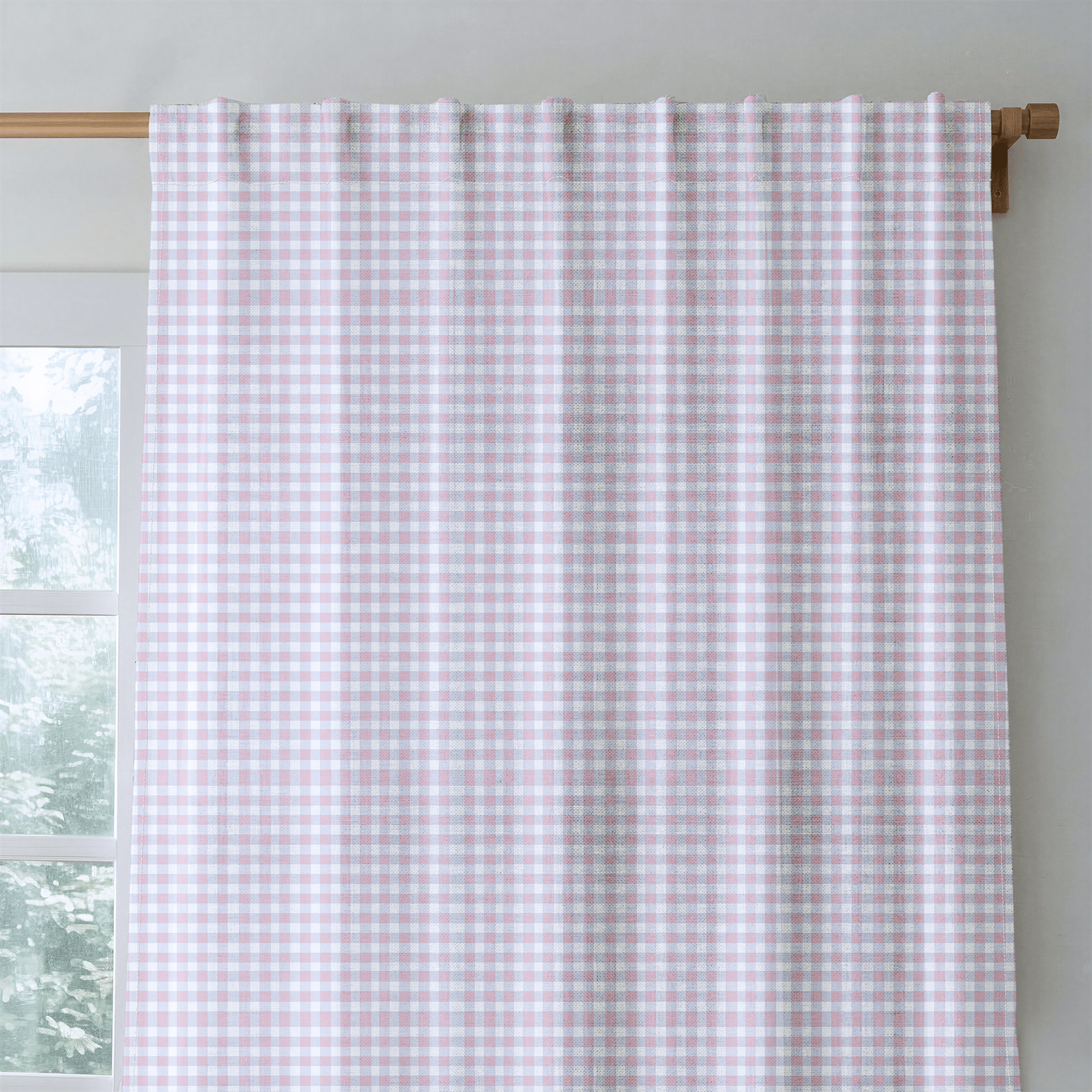 Old Check - Curtain Panel - The Drapery