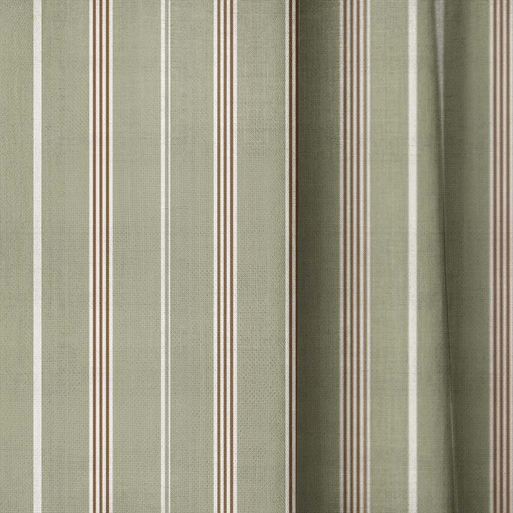 Old Mill Stripe - Curtain Panel - The Drapery