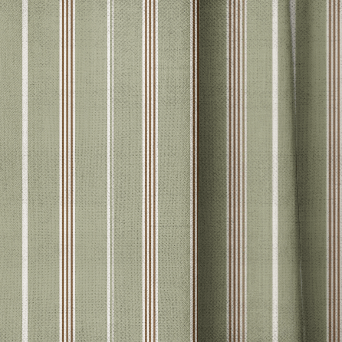 Old Mill Stripe - Curtain Panel - The Drapery