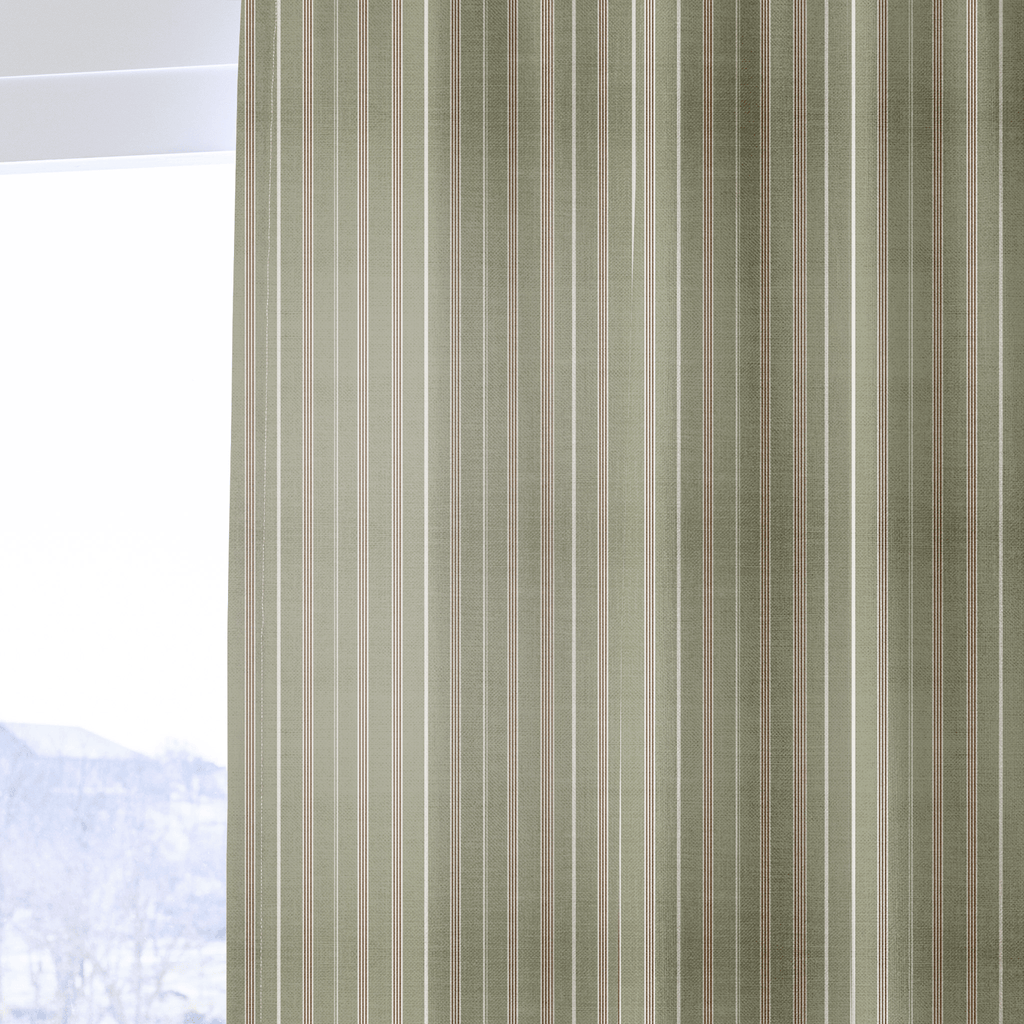 Old Mill Stripe - Curtain Panel - The Drapery