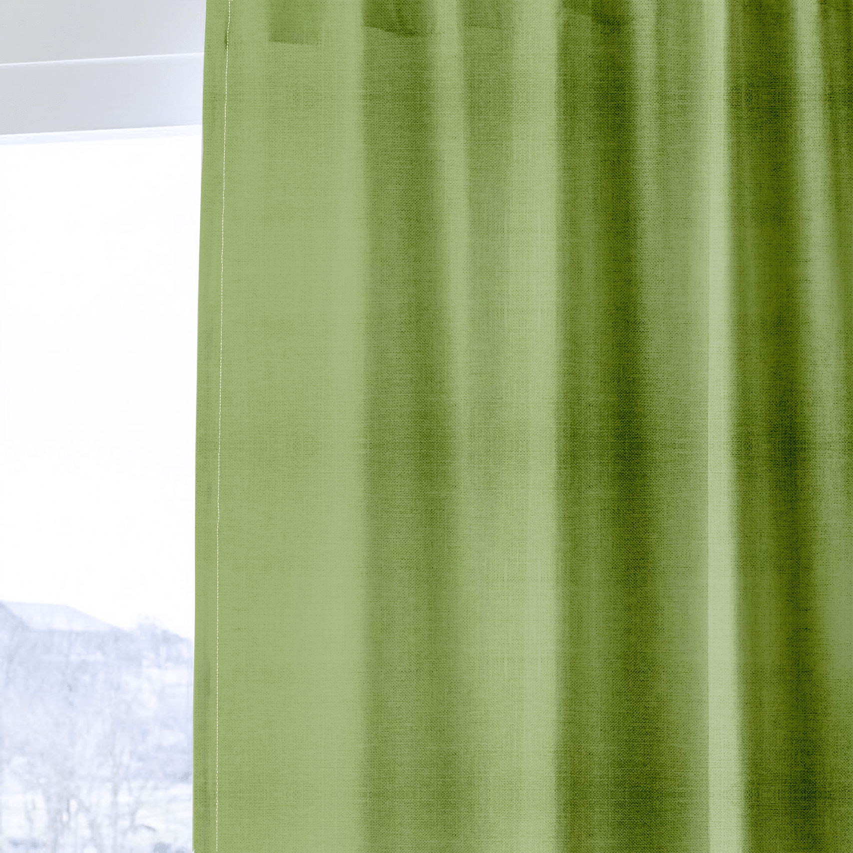Olive - Curtain Panel - The Drapery