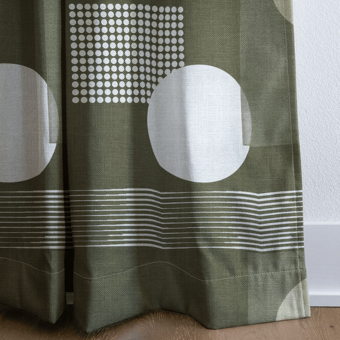 Olive - Curtain Panel - The Drapery