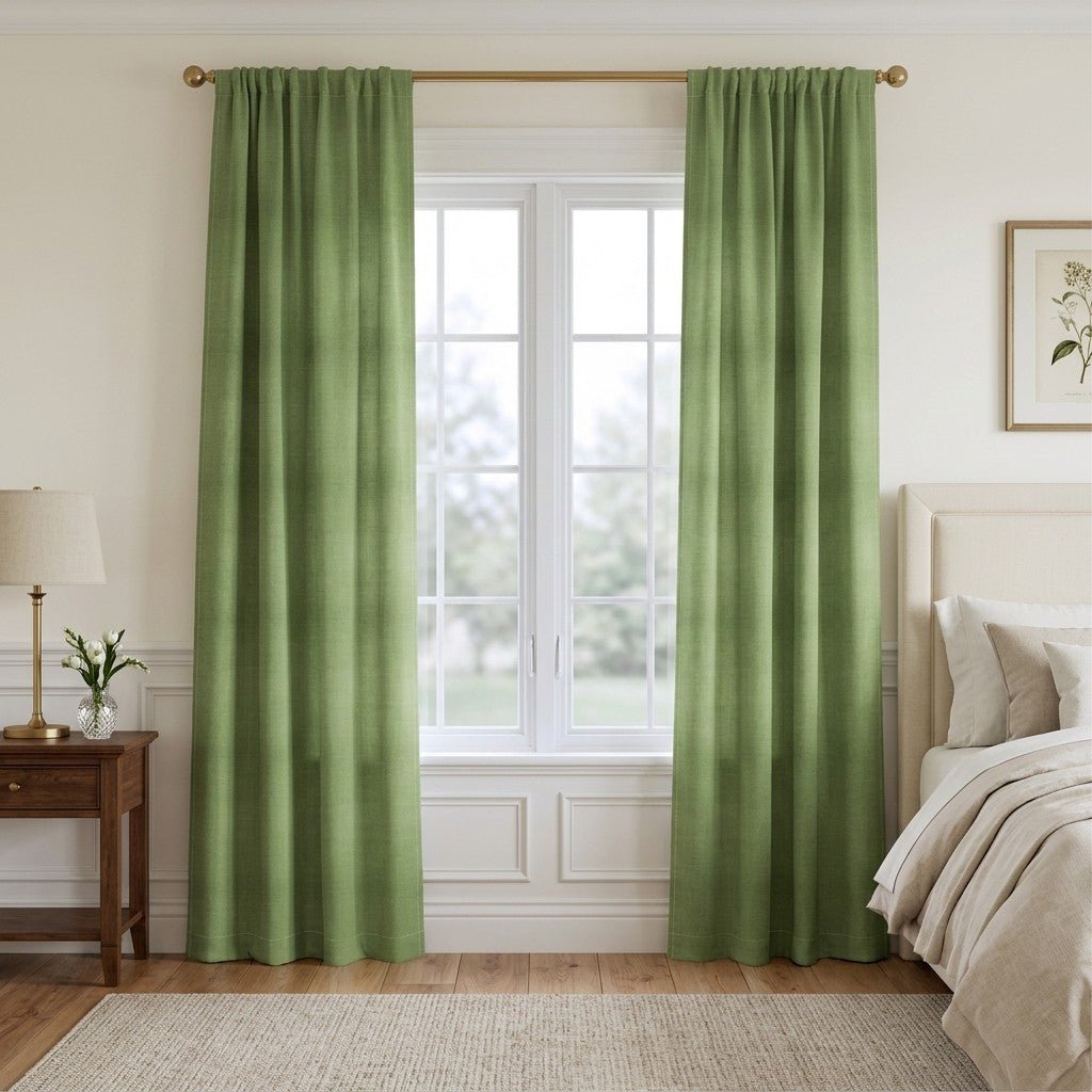 Olive - Curtain Panel - The Drapery