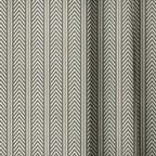 Olive Herringbone - Curtain Panel - The Drapery