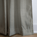 Olive Herringbone - Curtain Panel - The Drapery