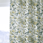 Olive Rustle - Curtain Panel - The Drapery