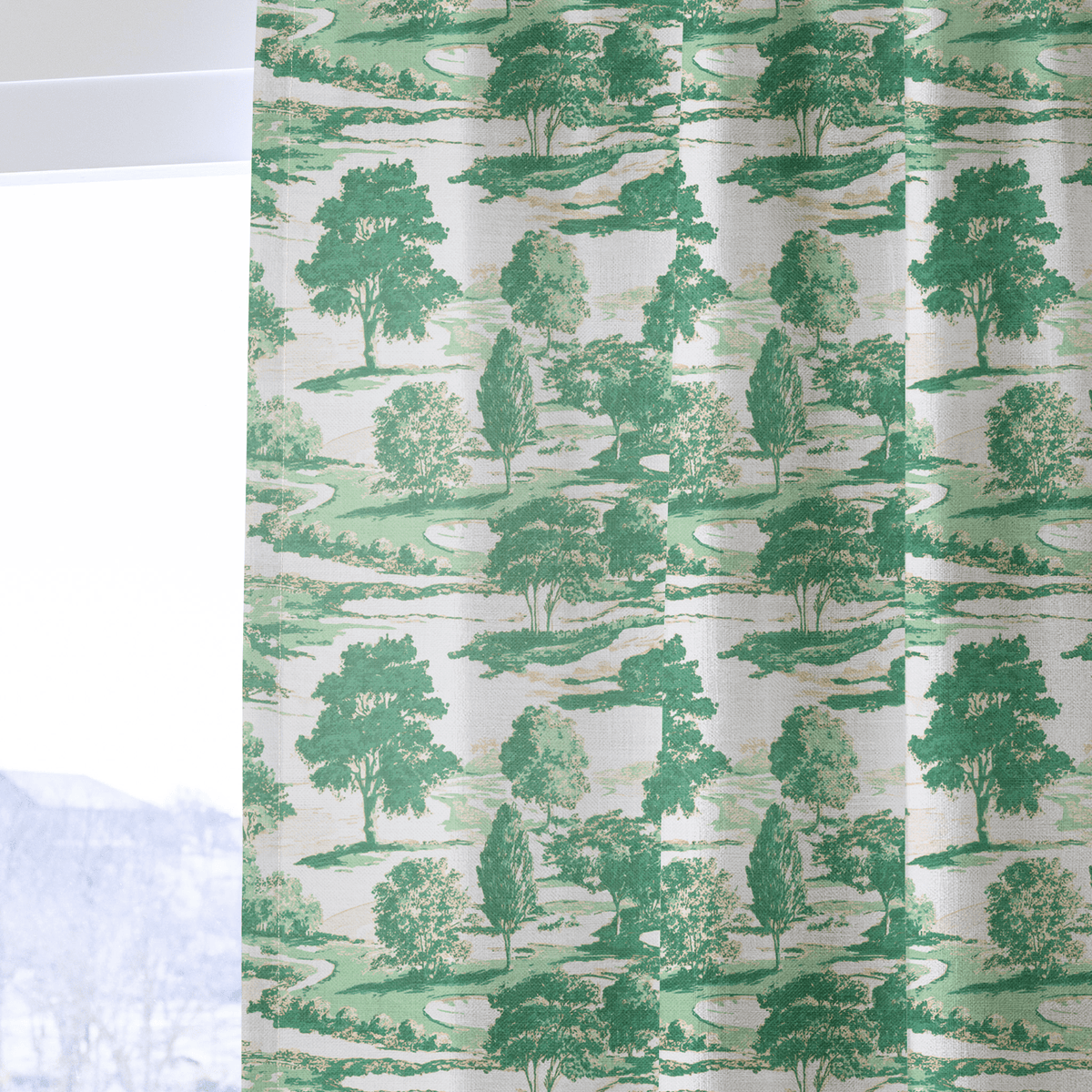On the Greens - Curtain Panel - The Drapery