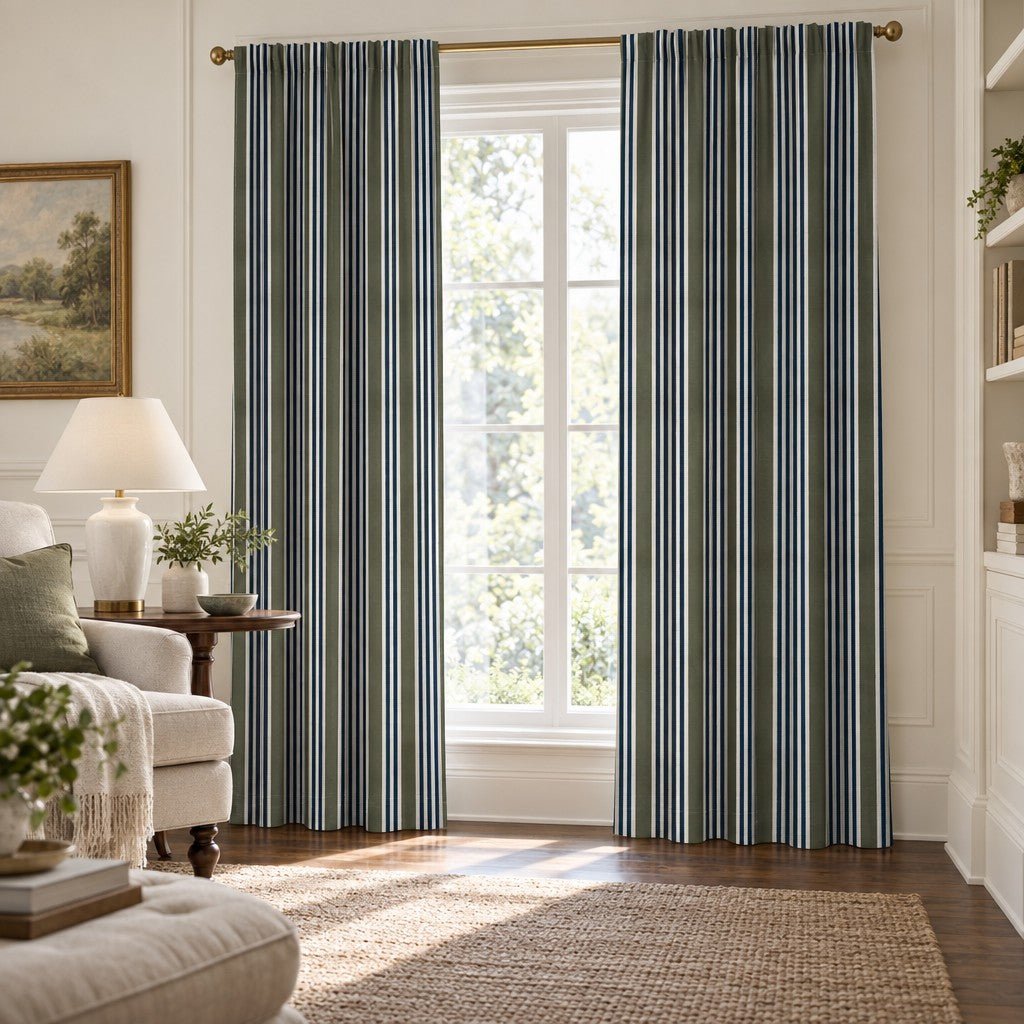 On the Line - Curtain Panel - The Drapery
