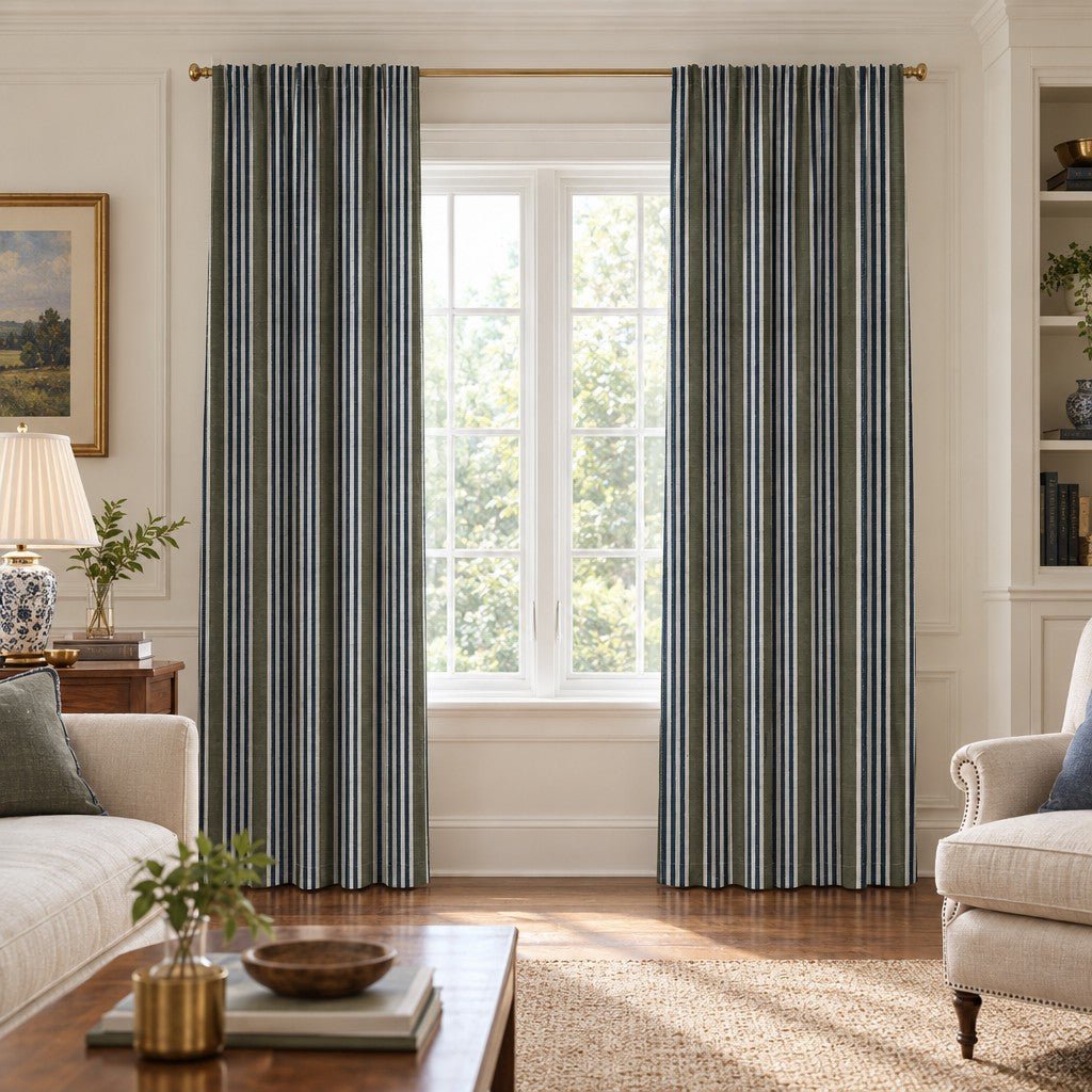 On the Line - Curtain Panel - The Drapery