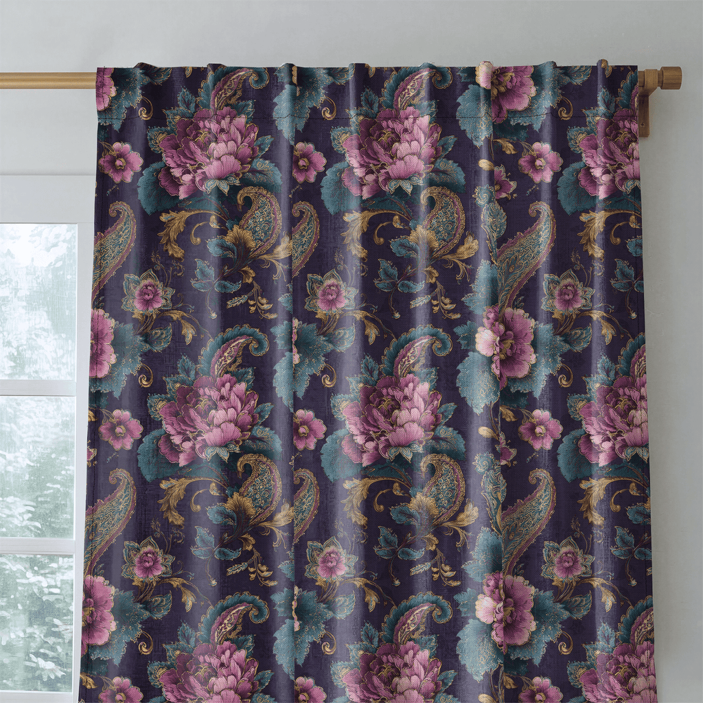 Opal Bloom - Curtain Panel - The Drapery