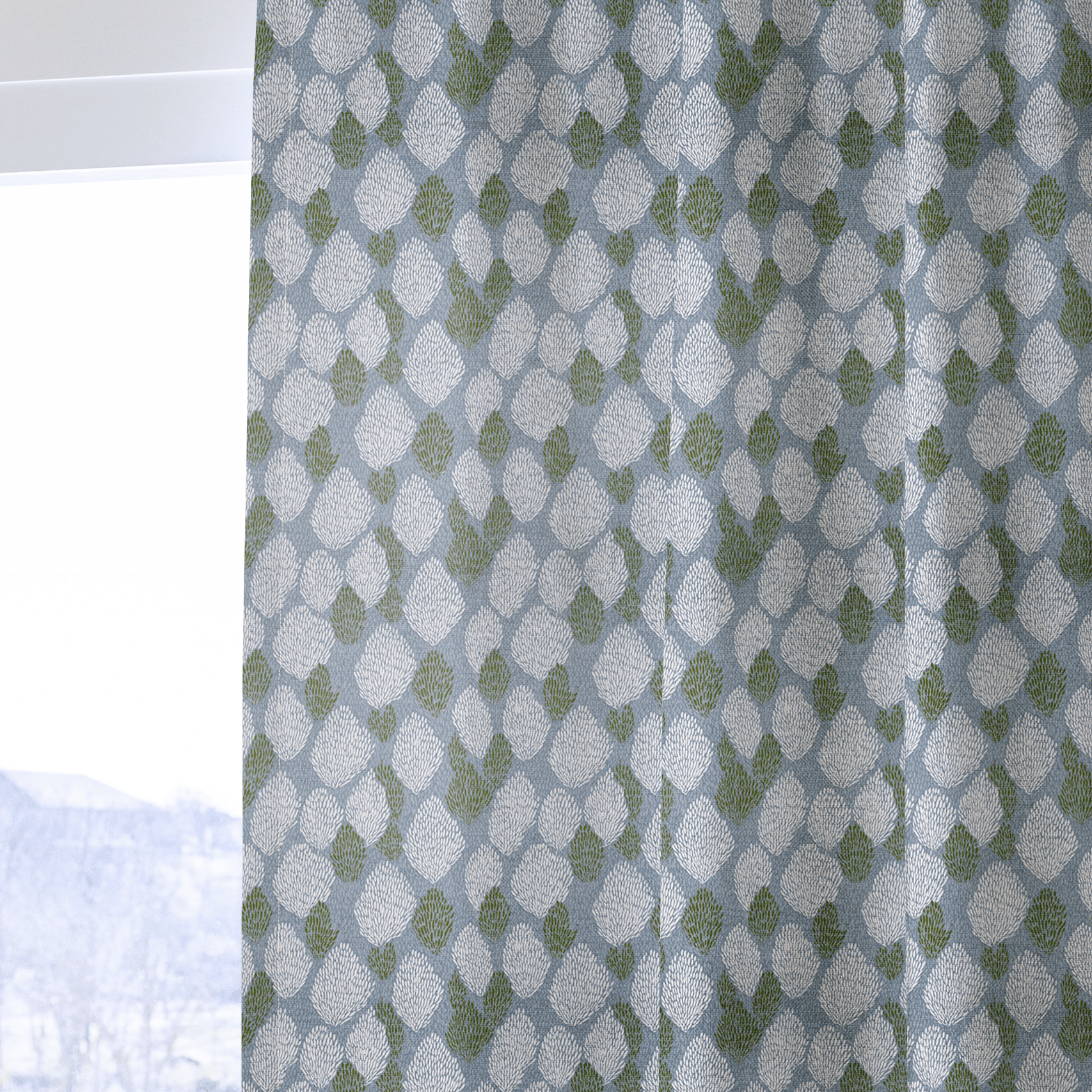 Ophelia Bloom - Curtain Panel - The Drapery