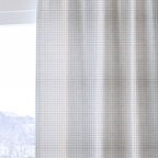 Orange Gingham - Curtain Panel - The Drapery
