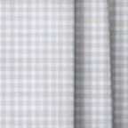 Orange Gingham - Curtain Panel - The Drapery