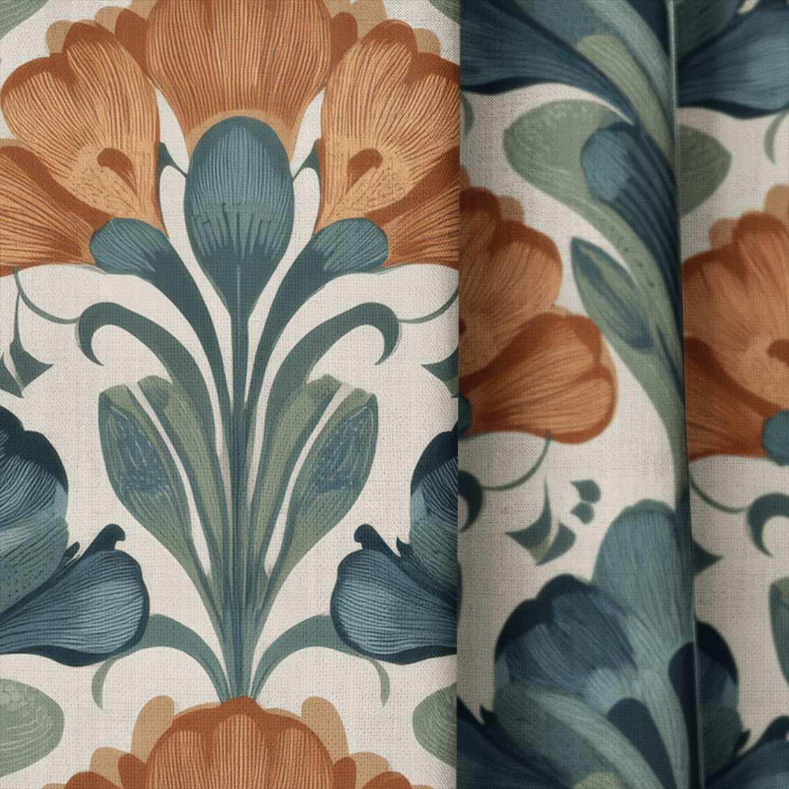 Orchard Baroque - Curtain Panel - The Drapery