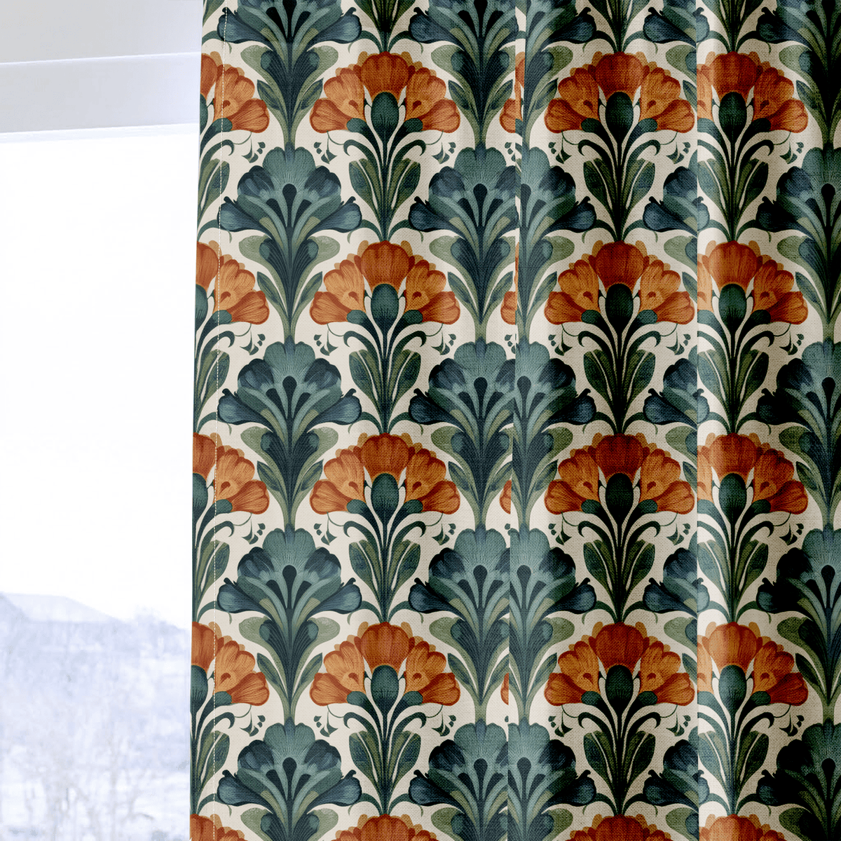 Orchard Baroque - Curtain Panel - The Drapery
