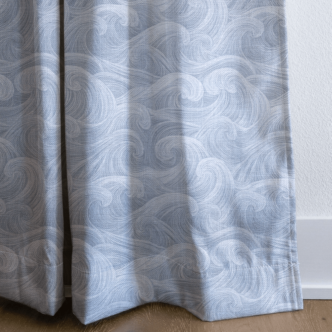 Orianne Waves - Curtain Panel - The Drapery