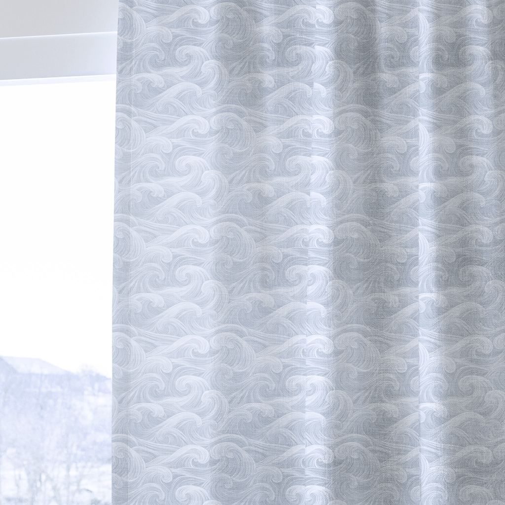 Orianne Waves - Curtain Panel - The Drapery