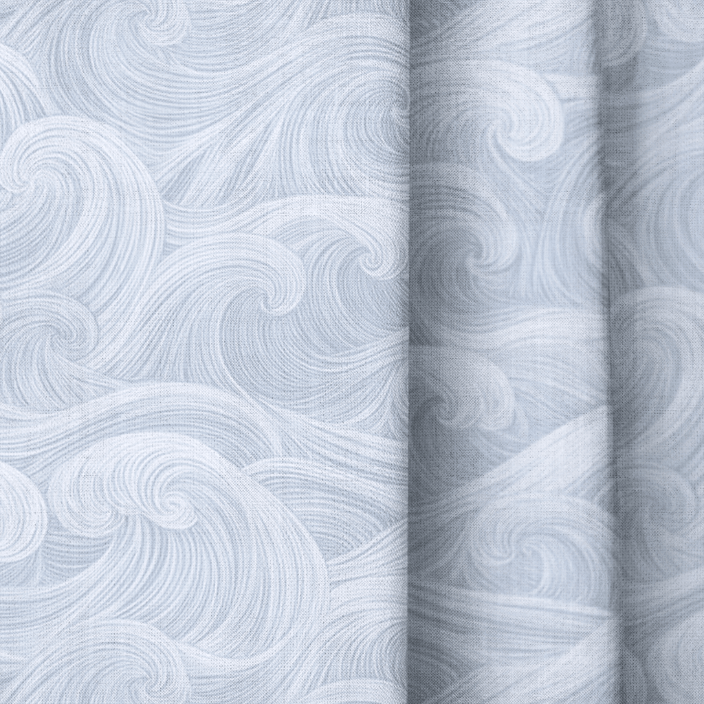 Orianne Waves - Curtain Panel - The Drapery
