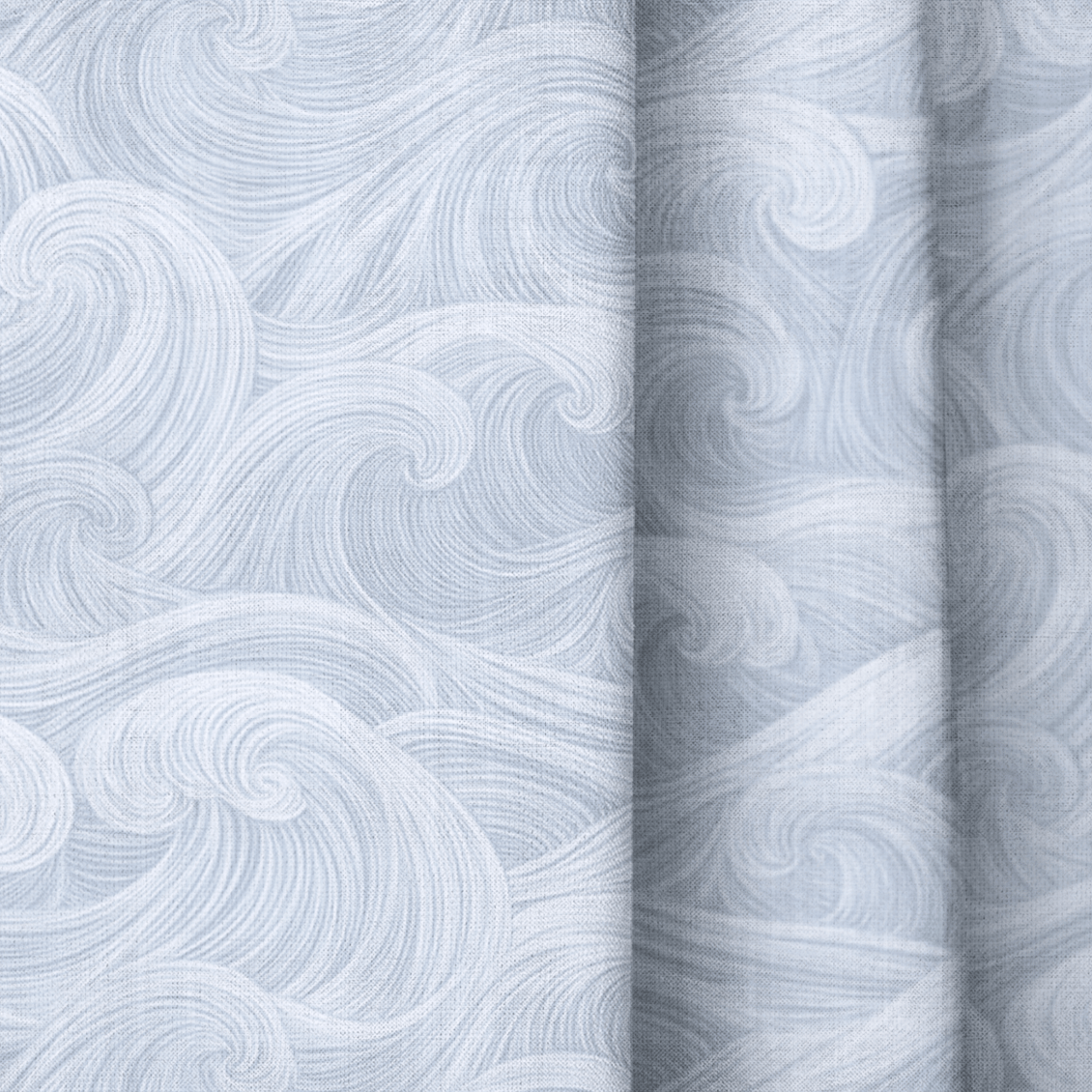 Orianne Waves - Curtain Panel - The Drapery
