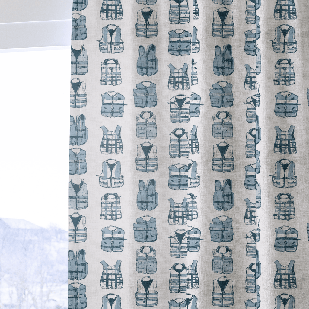 Out At Sea - Curtain Panel - The Drapery