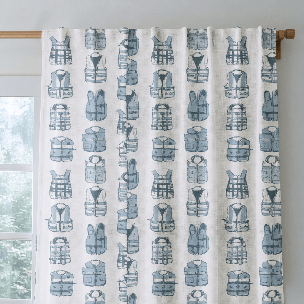 Out At Sea - Curtain Panel - The Drapery