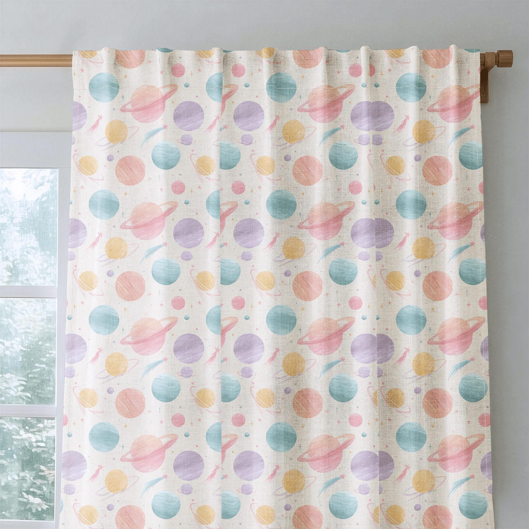 Out Of This World - Curtain Panel - The Drapery