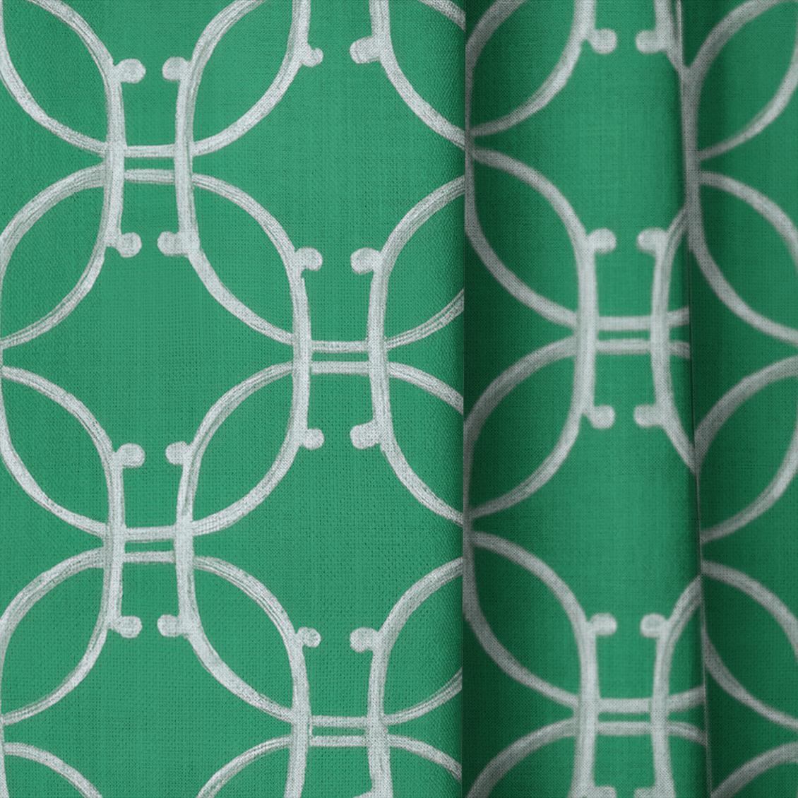 Oval Link - Curtain Panel - The Drapery