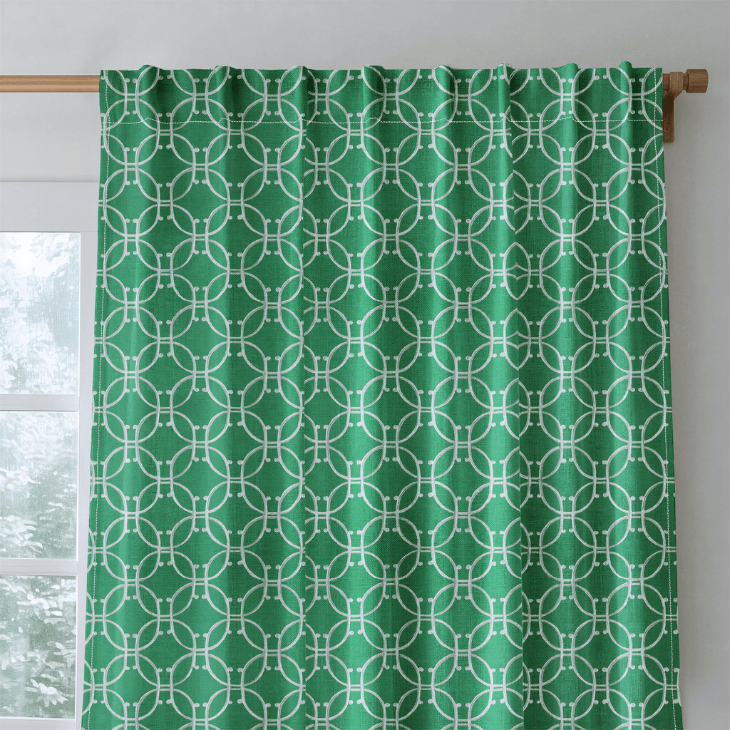 Oval Link - Curtain Panel - The Drapery