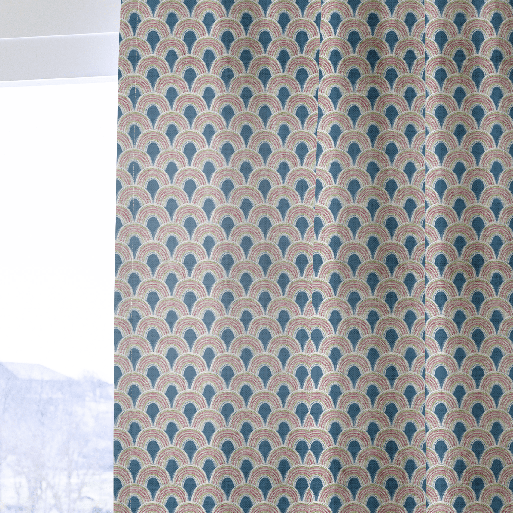 Over The Rainbow - Curtain Panel - The Drapery